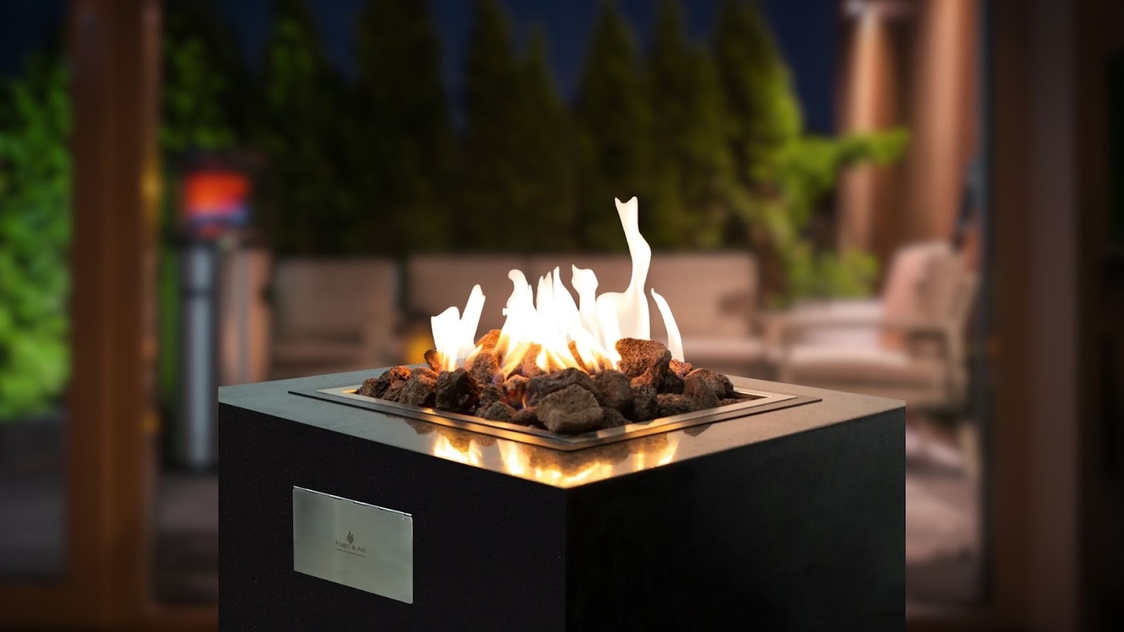 controle remoto na lareira