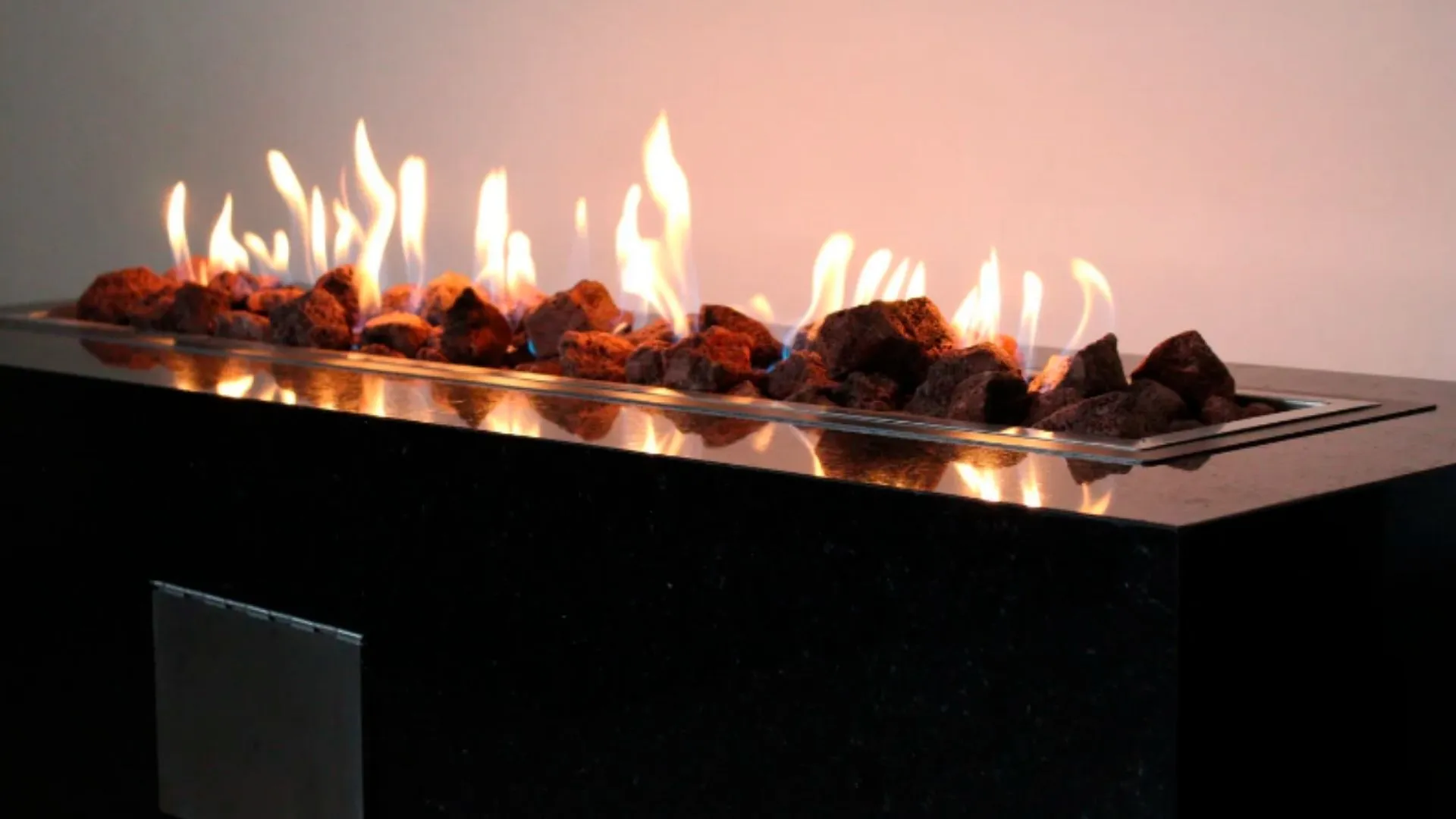 lareira a gas ou a álcool