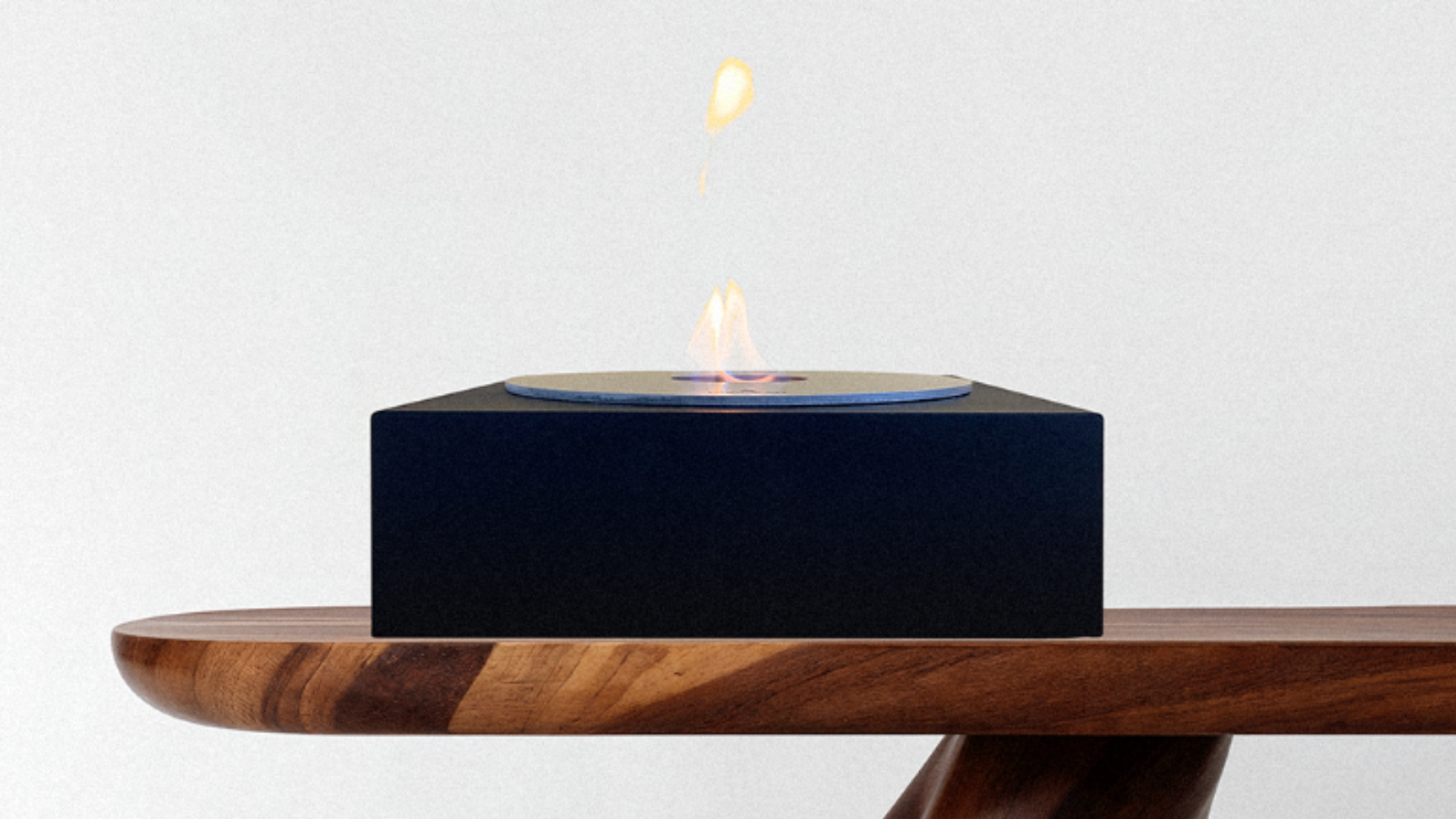 quanto tempo dura a chama da lareira a álcool